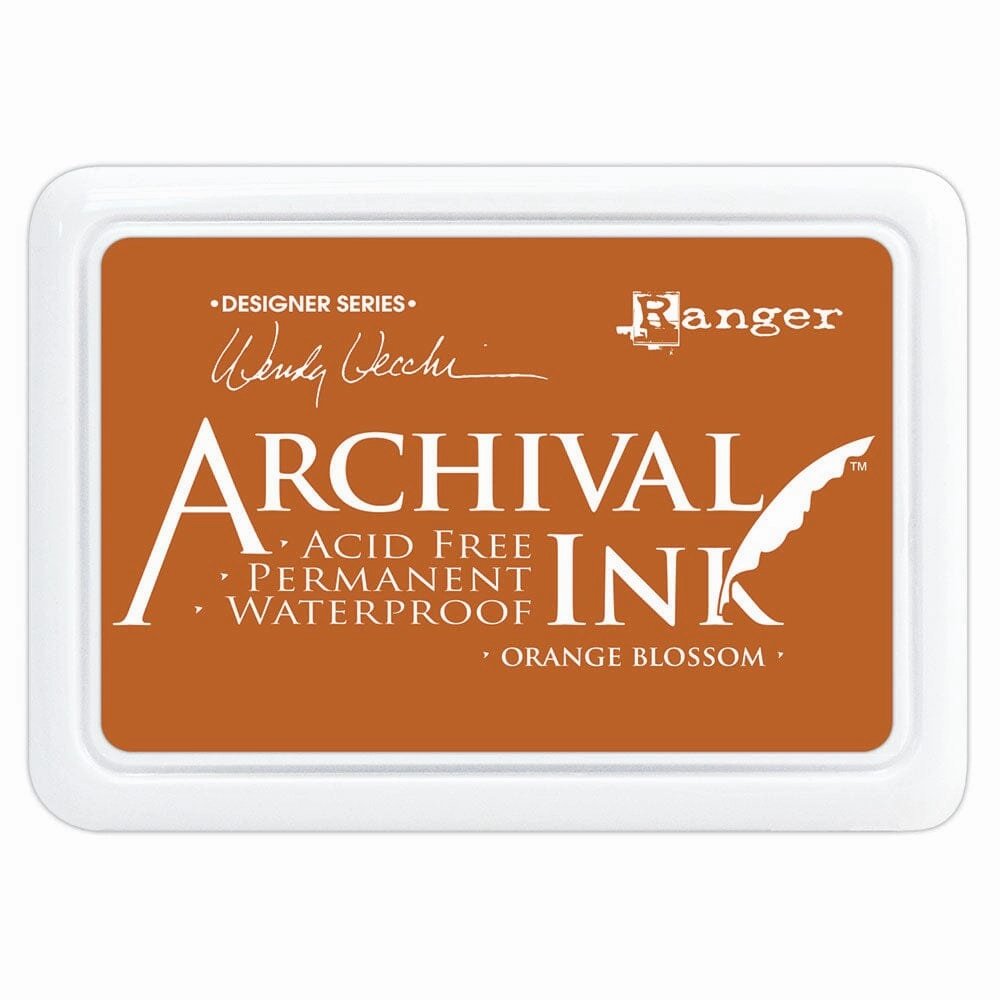 Wendy Vecchi Archival Ink? Pad- Orange Blossom reliable