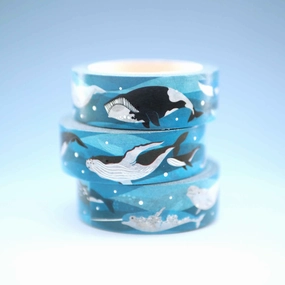 bamboo manual Whale Washi Tape Shoal