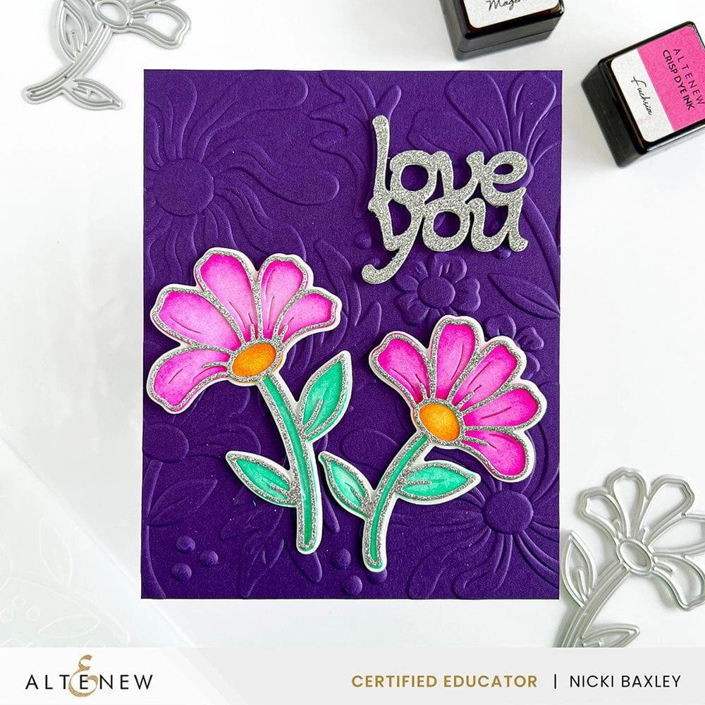 Whimsically Wild Die Set cool retro