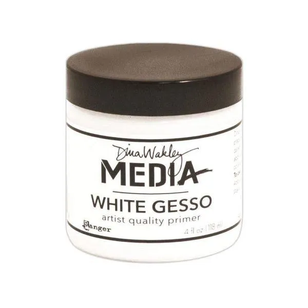 White Gesso rubber