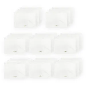 finest White Zip 'N' Keep Pouches Bundle (24 Pcs)