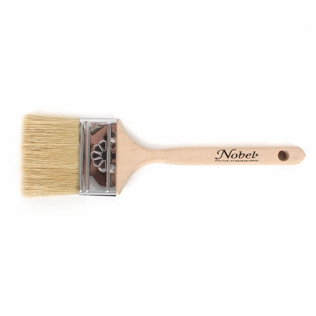 White Bristle Flat Paintbrush strong heatproof
