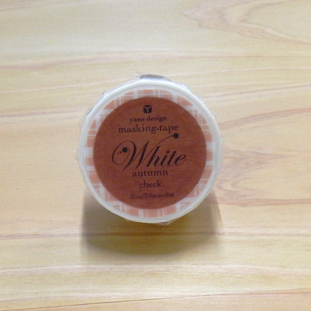 resilient White Check Washi Tape Yano Design