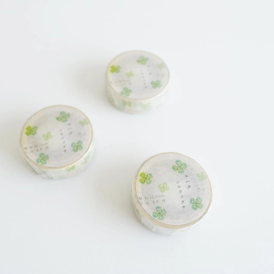 White Clover Washi Tape glass