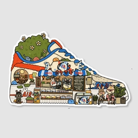 White Rabbit Af1 Sticker springloaded original
