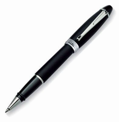 Aurora Ipsilon Satin Black Rollerball Pen reliable lasting