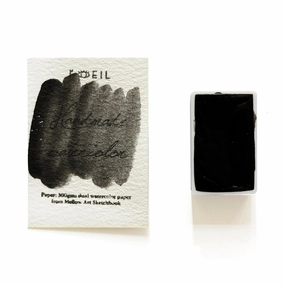 robust Bone Black Pbk9 - Artist Grade Handmade Honey Based Watercolor Paint Full Pan 3.2Ml