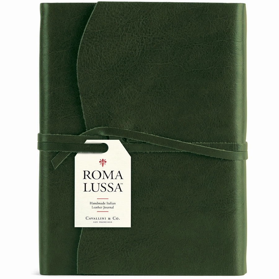 Cavallini & Co. Roma Lussa Leather Journal- 6X8 Inches sturdy