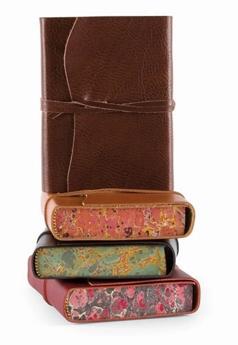 essential Cavallini & Co. Roma Lussa Leather Journal- 6X8 Inches