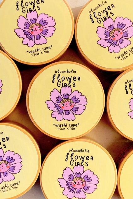 Flower Girls Washi Tape antislip