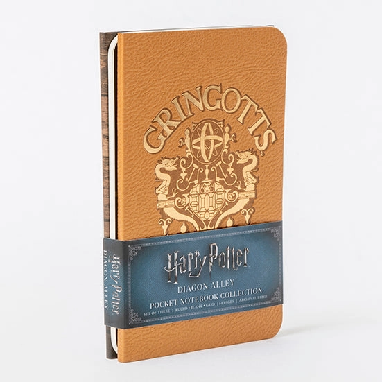 Harry Potter: Diagon Alley Pocket Notebook Collection (Set Of 3) cotton