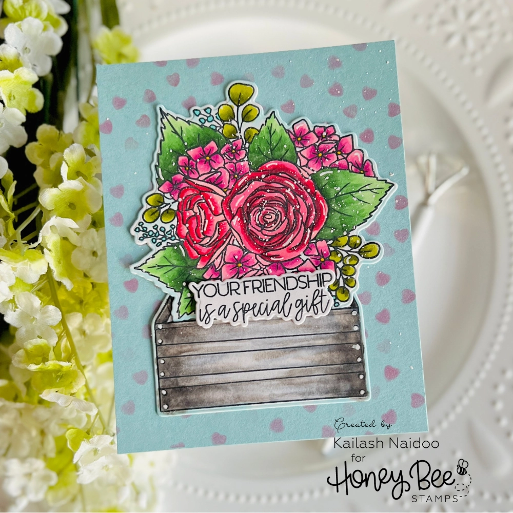 resilient Nancy'S Lilac Bouquet - 6X8 Stamp Set