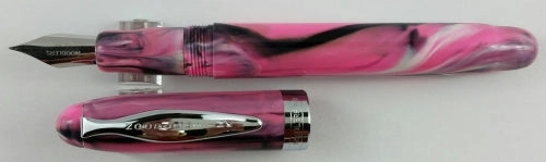 Noodler'S Ink Ahab Pink Tiger Flex Fountain Pen shockproof