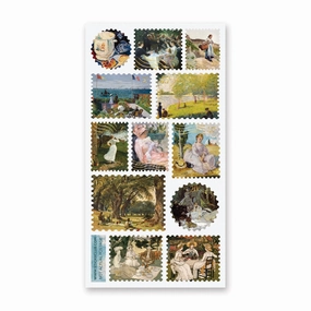 Stickii Picturesque Picnic Stamps Sticker Sheet retractable