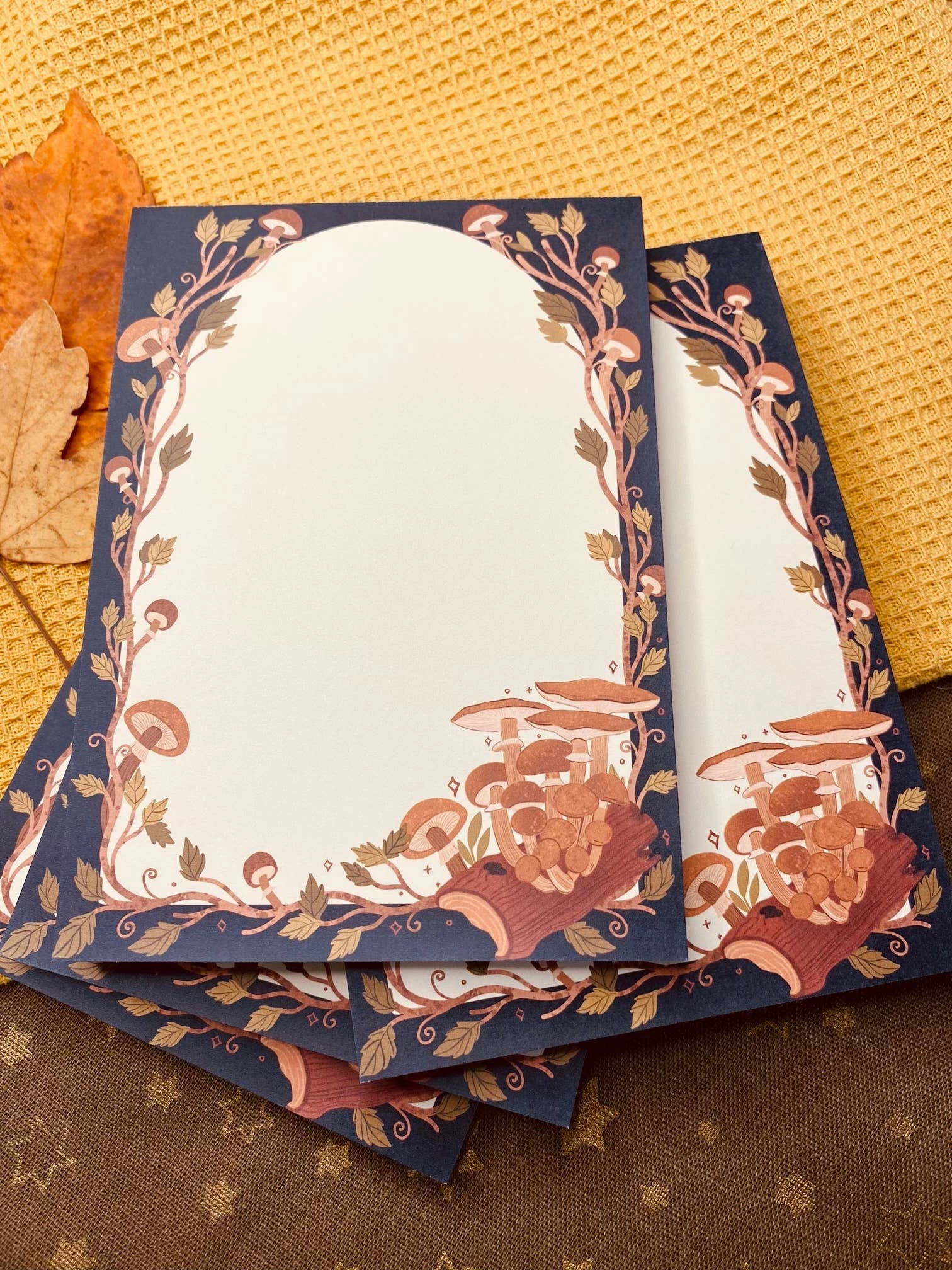 heatproof finest Wild Mushroom Notepad A6 To-Do List