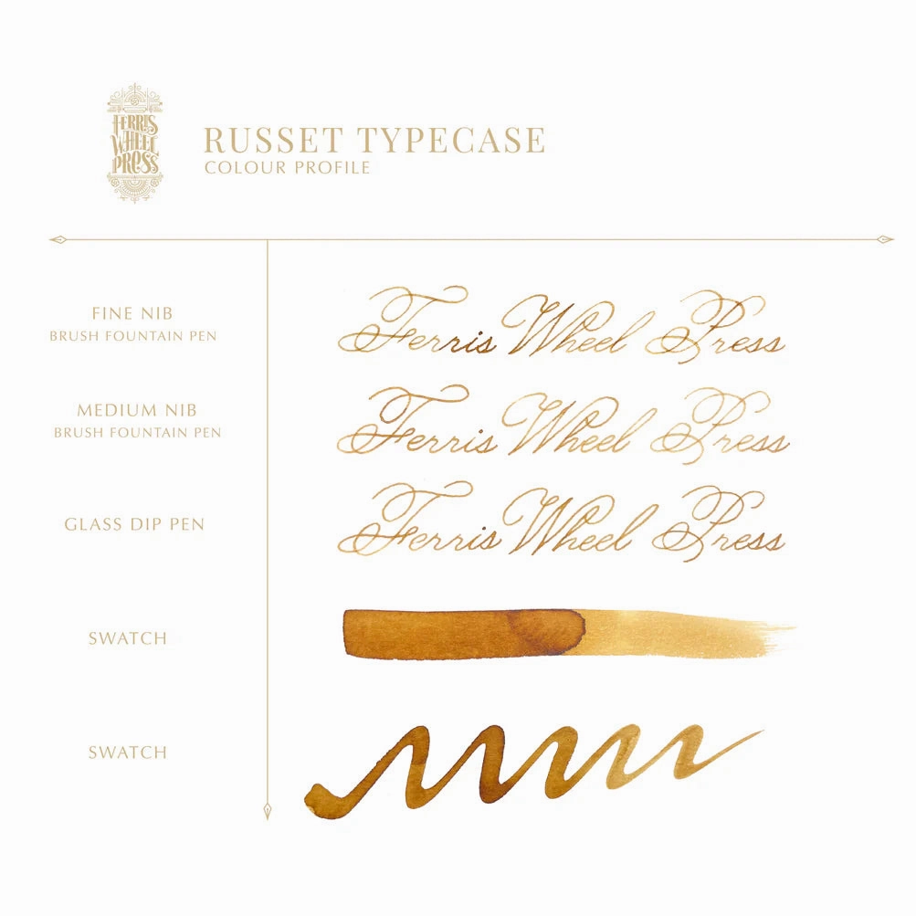 38Ml Russet Typecase Ink trusted