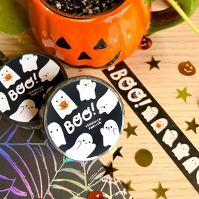 Boo! Ghost Washi Tape locking mini