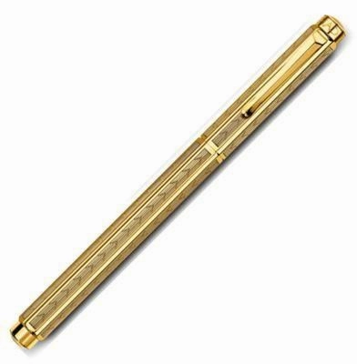 exclusive Caran D'Ache Ecridor Chevron Gilded Rollerball Pen