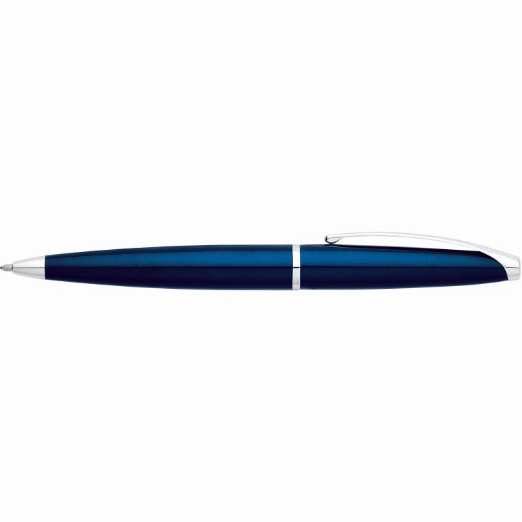 Cross Atx Blue Lacquer Ballpoint Pen paper single