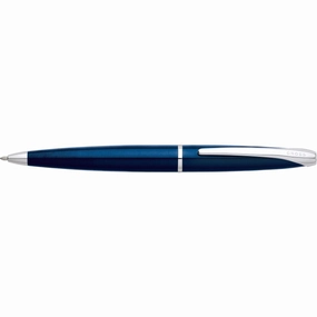 deluxe classic Cross Atx Blue Lacquer Ballpoint Pen