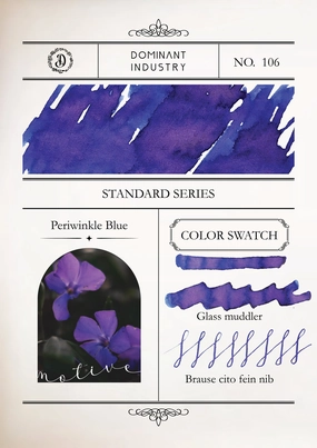 Dominant Industry Standard Ink 25Ml - Periwinkle Blue flat deluxe