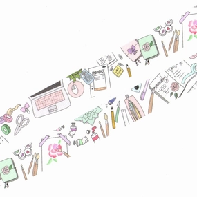 adjustable My Everyday Workspace Washi Tape