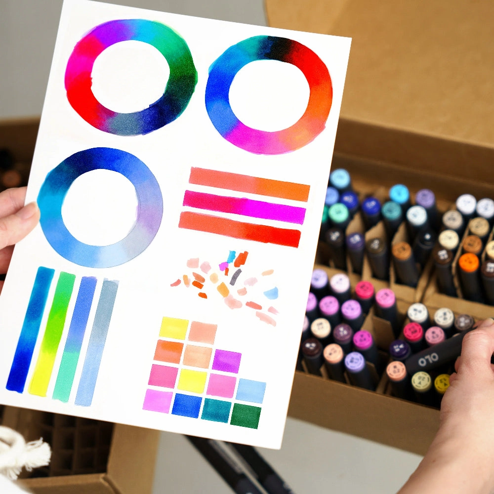 Olo Premium Marker Blending Card - 25 Sheets 8.5"X 11" heatproof