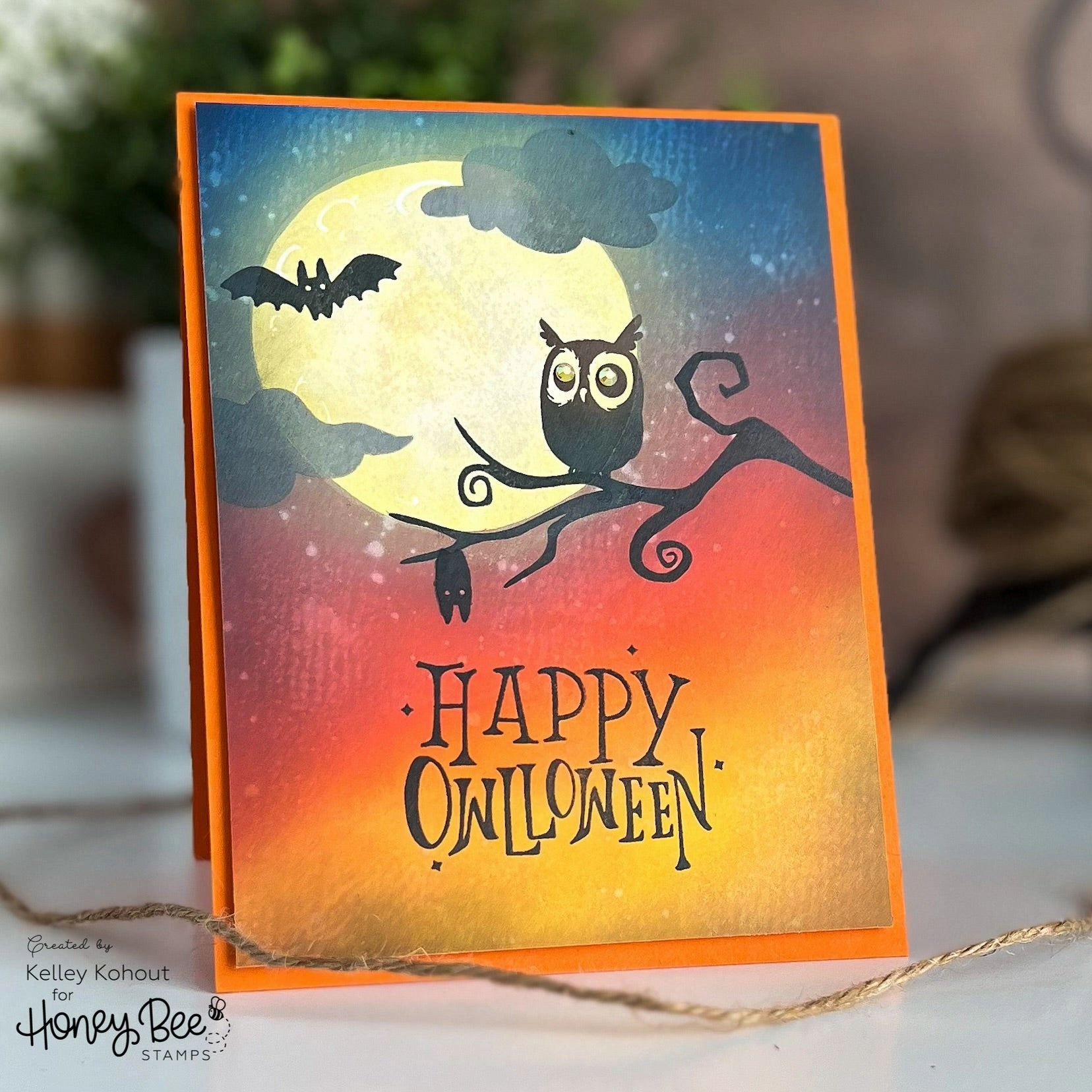 quality round Owlloween - 6X8 Stamp Set