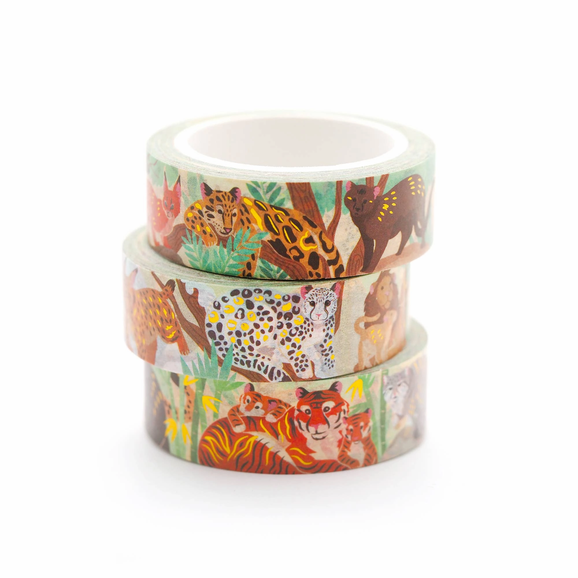 refined robust Wild Cat Washi Tape