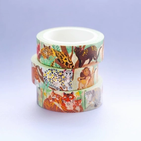 single bulk Wild Cat Washi Tape