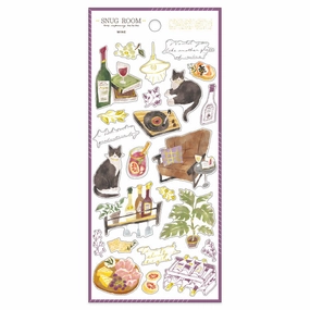 quickdry Wine Snug Room Sticker