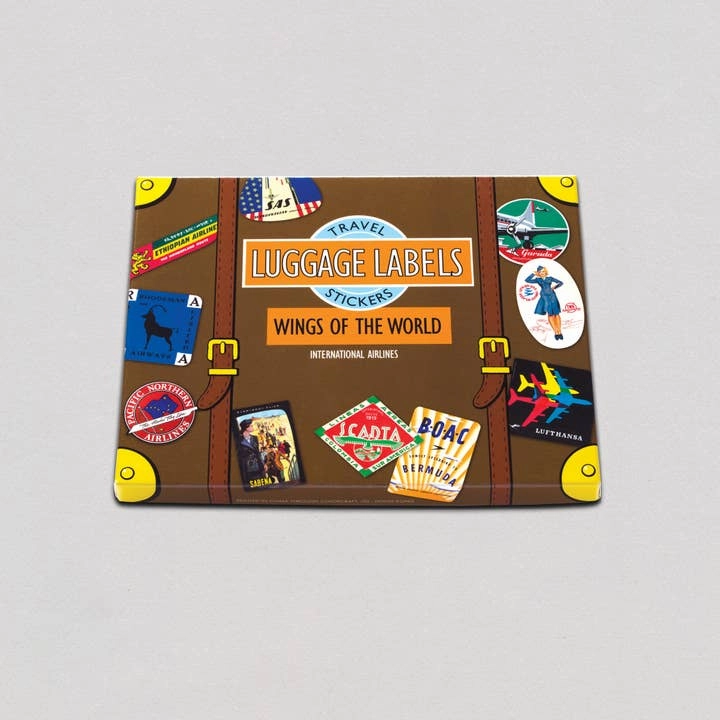 Wings Of The World - Travel Label Sticker Box latest