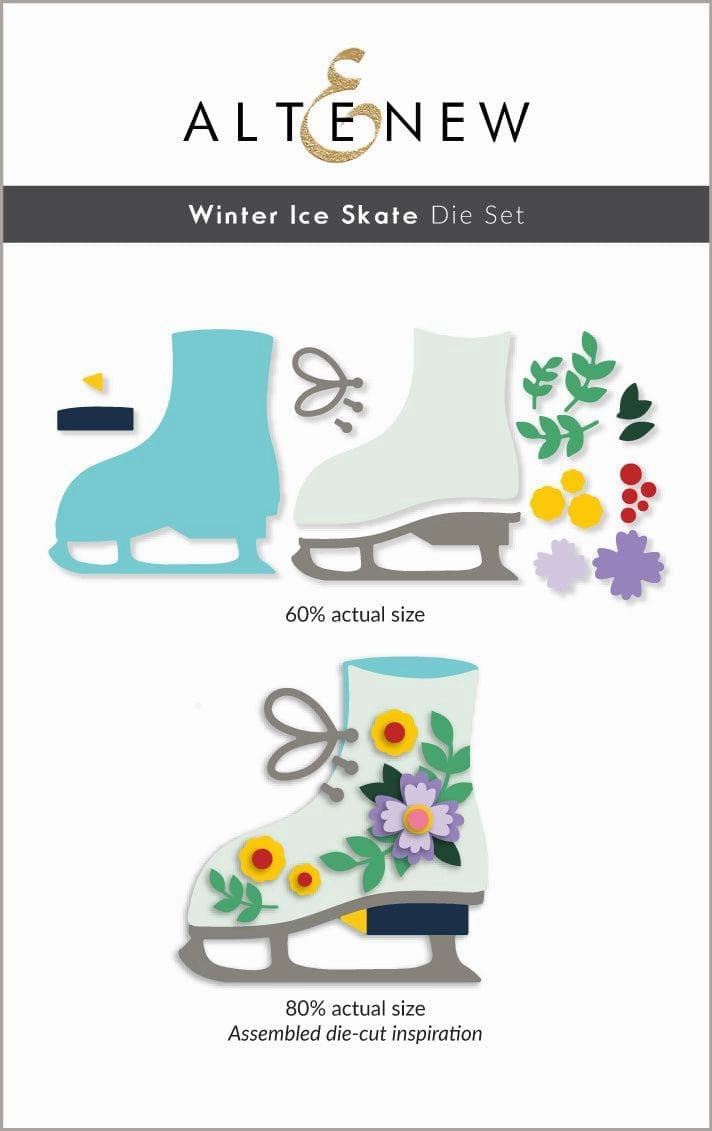 wholesale single Winter Ice Skate Die Set