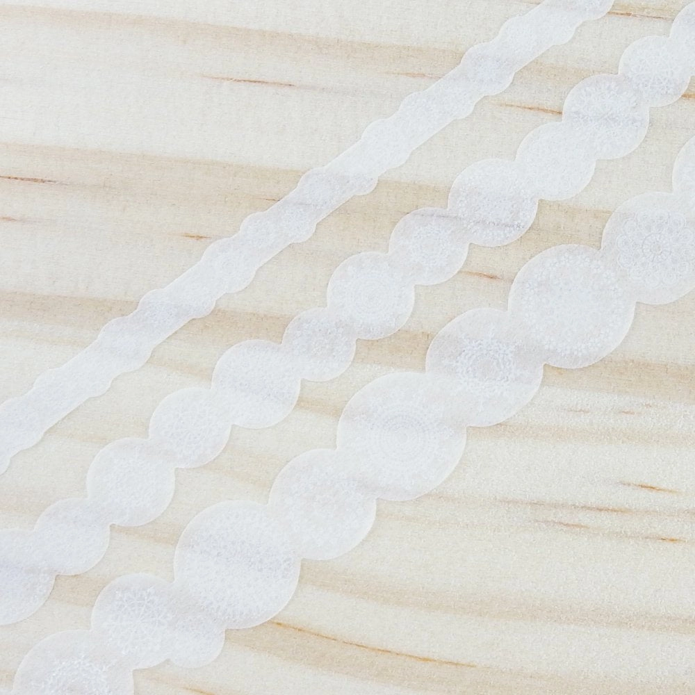 Winter Snowflakes White Washi Tape Yano Design foldable