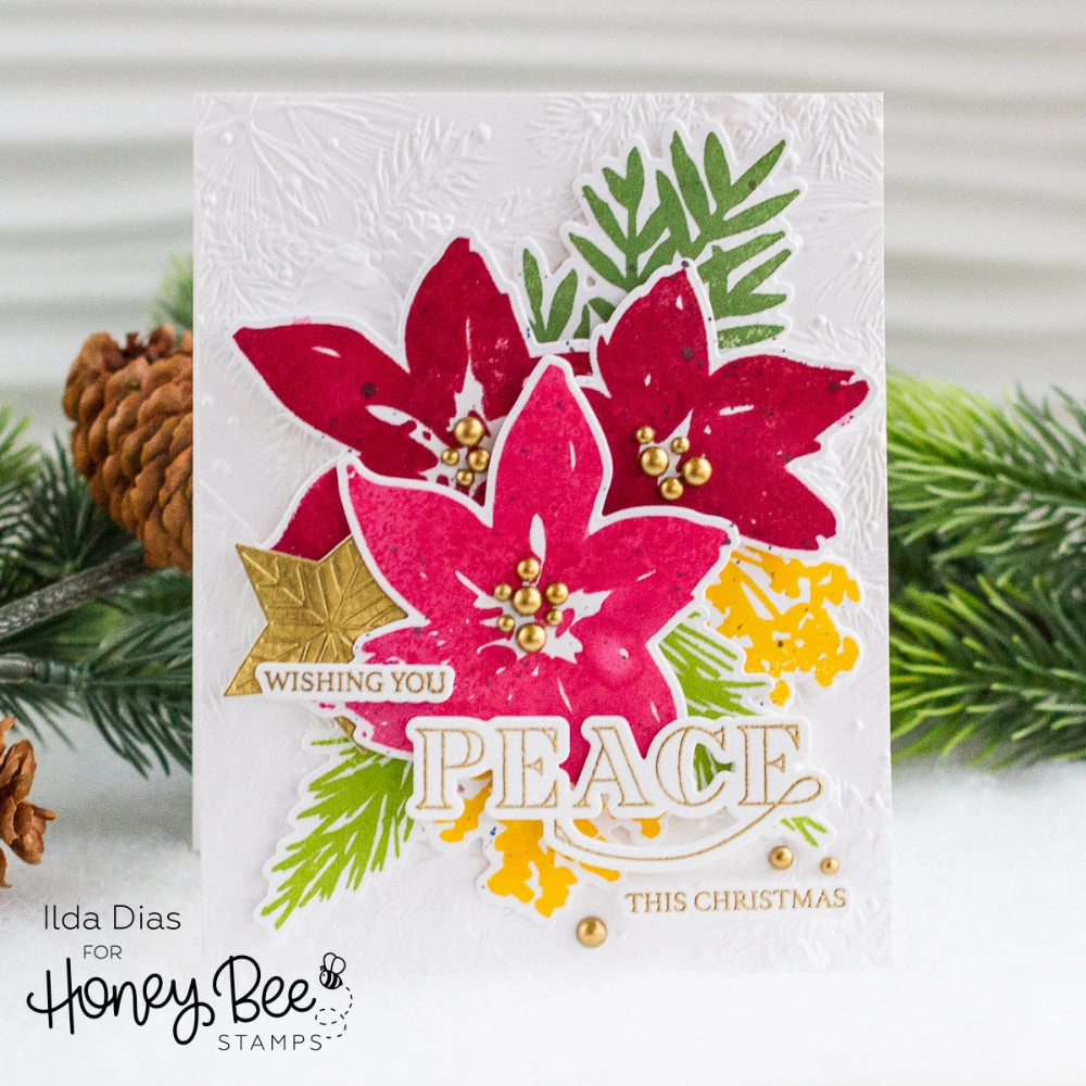 Winter Watercolor - 6X6 Stamp Set single luxury
