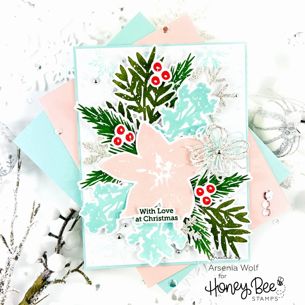 Winter Watercolor - 6X6 Stamp Set portable