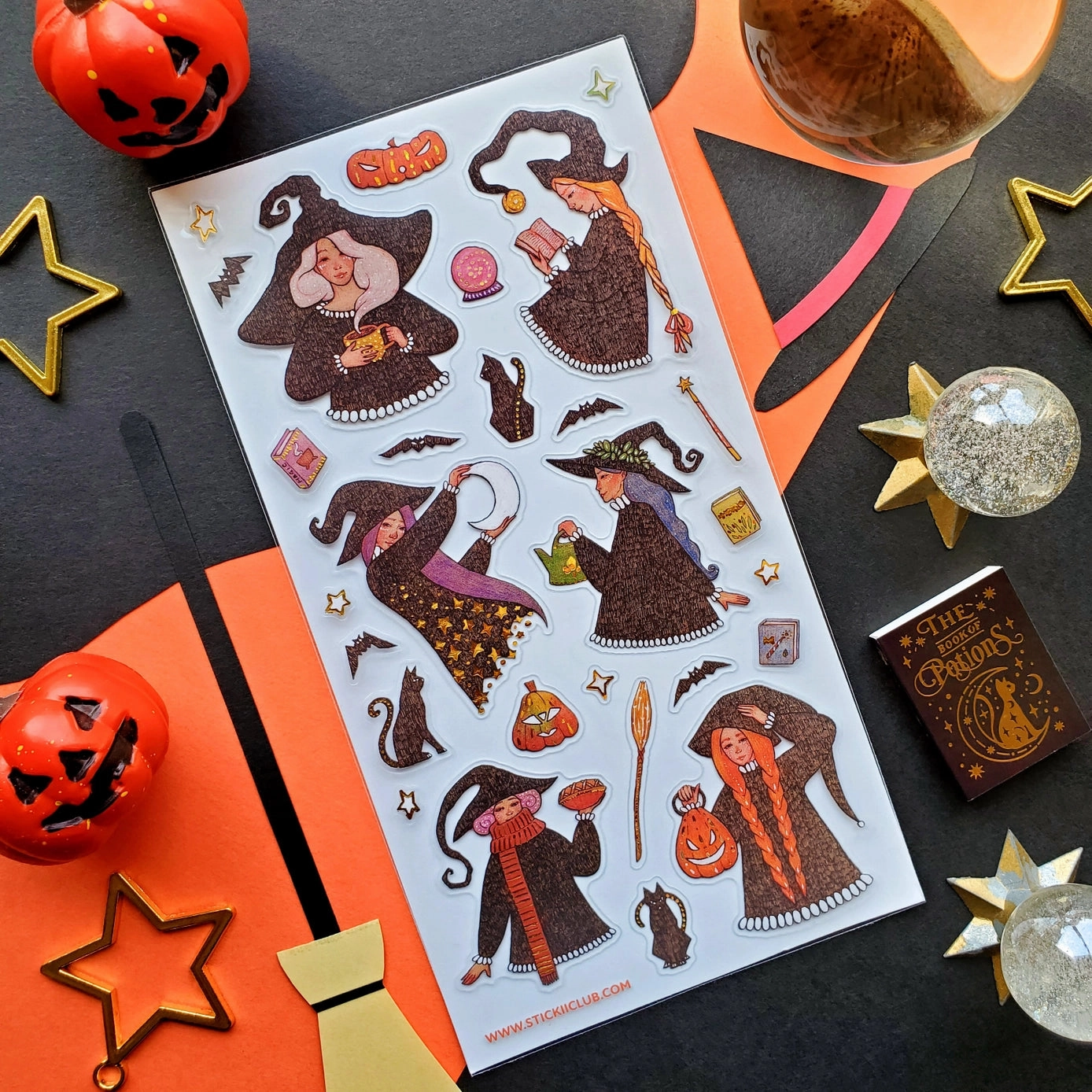 Witchy Autumn Sticker Sheet modern