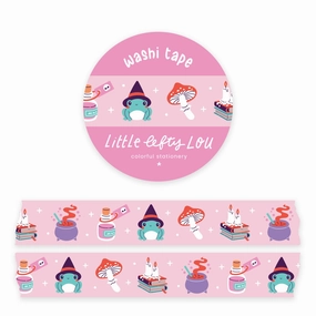 Witchy Frog Pastel Washi Tape biodegradable
