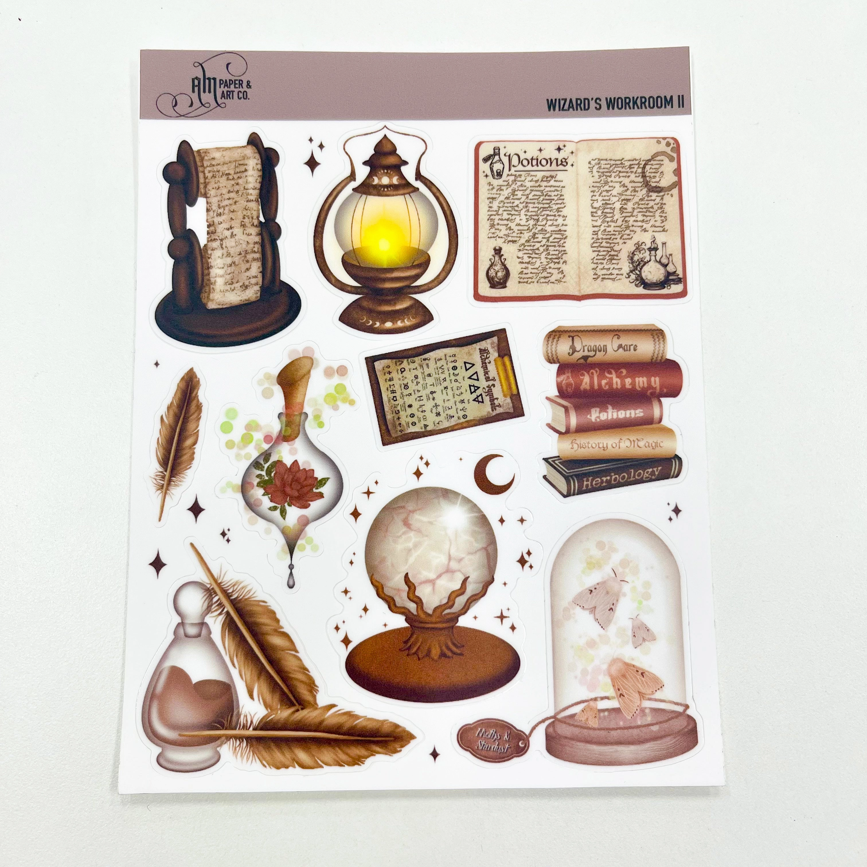 Wizard'S Workroom 2 Sticker Sheet gift affordable