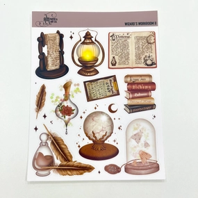 Wizard'S Workroom 2 Sticker Sheet gift affordable