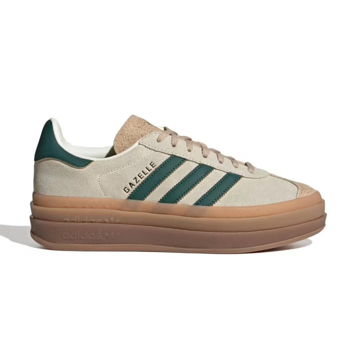 Wmns Gazelle Bold 'Creme Weiß College Grün'