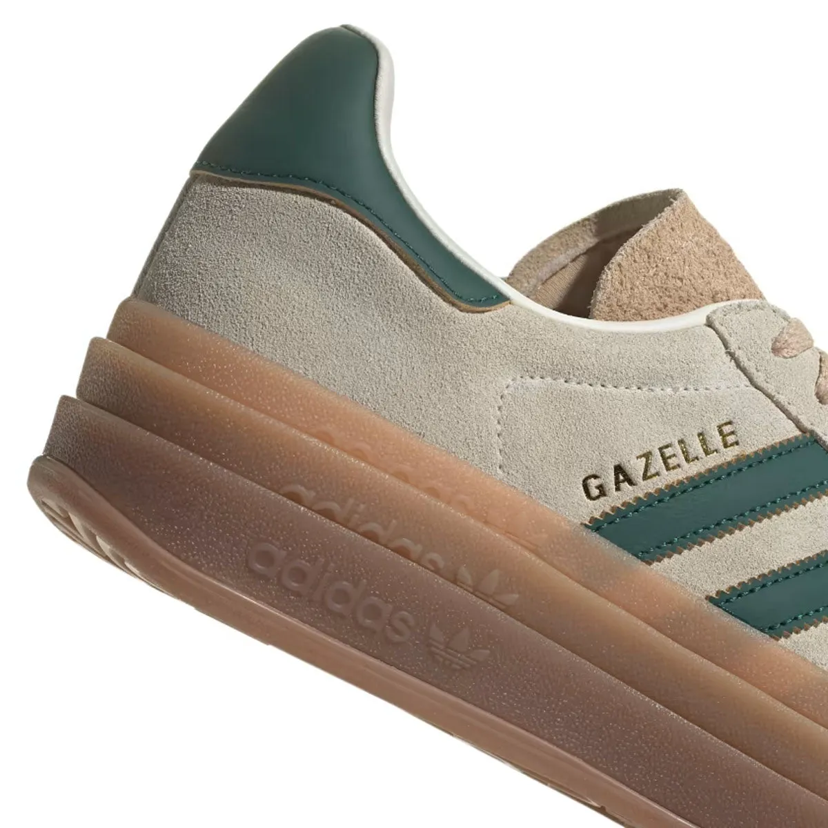 Wmns Gazelle Bold 'Creme Weiß College Grün'