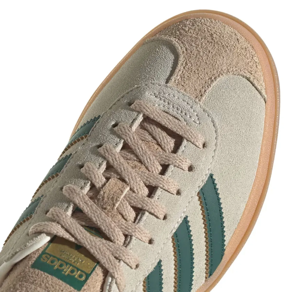 Wmns Gazelle Bold 'Creme Weiß College Grün'