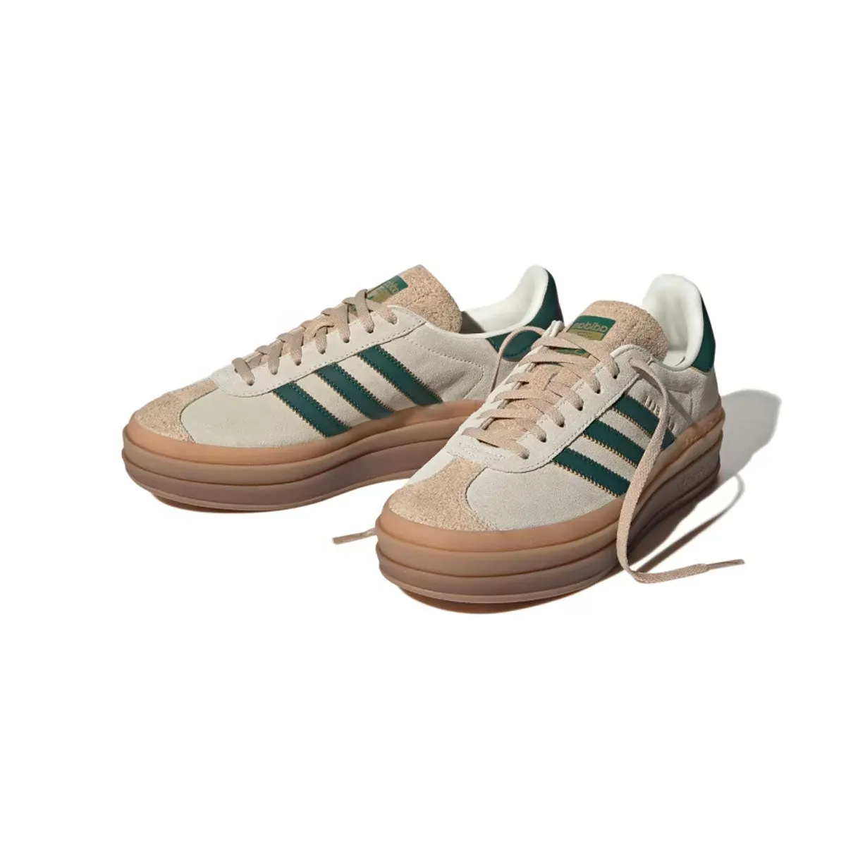 Wmns Gazelle Bold 'Creme Weiß College Grün'