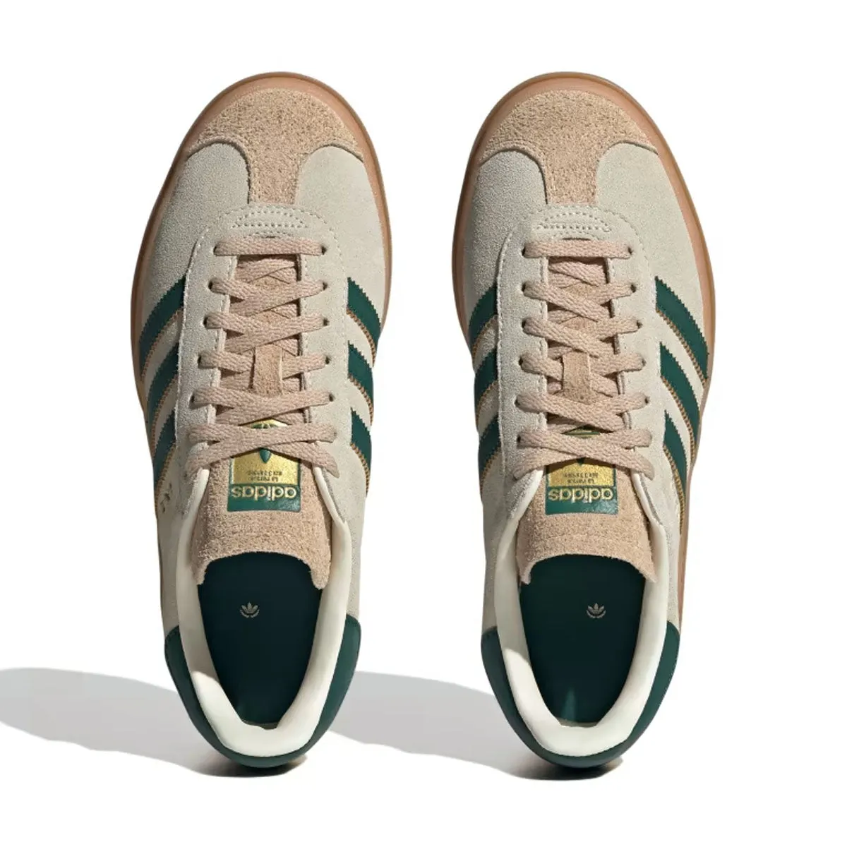 Wmns Gazelle Bold 'Creme Weiß College Grün'