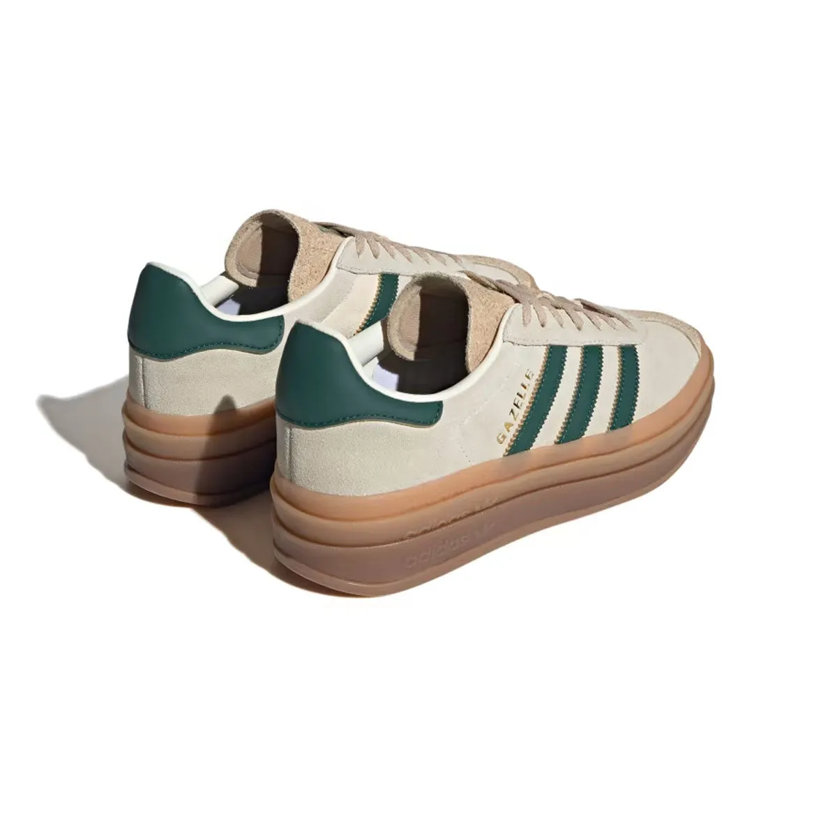 Wmns Gazelle Bold 'Creme Weiß College Grün'