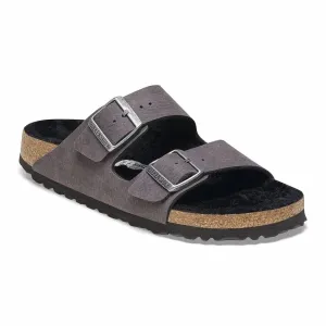 Arizona Shearling Sandals für Damen - Schmal in Desert Dust Schwarz