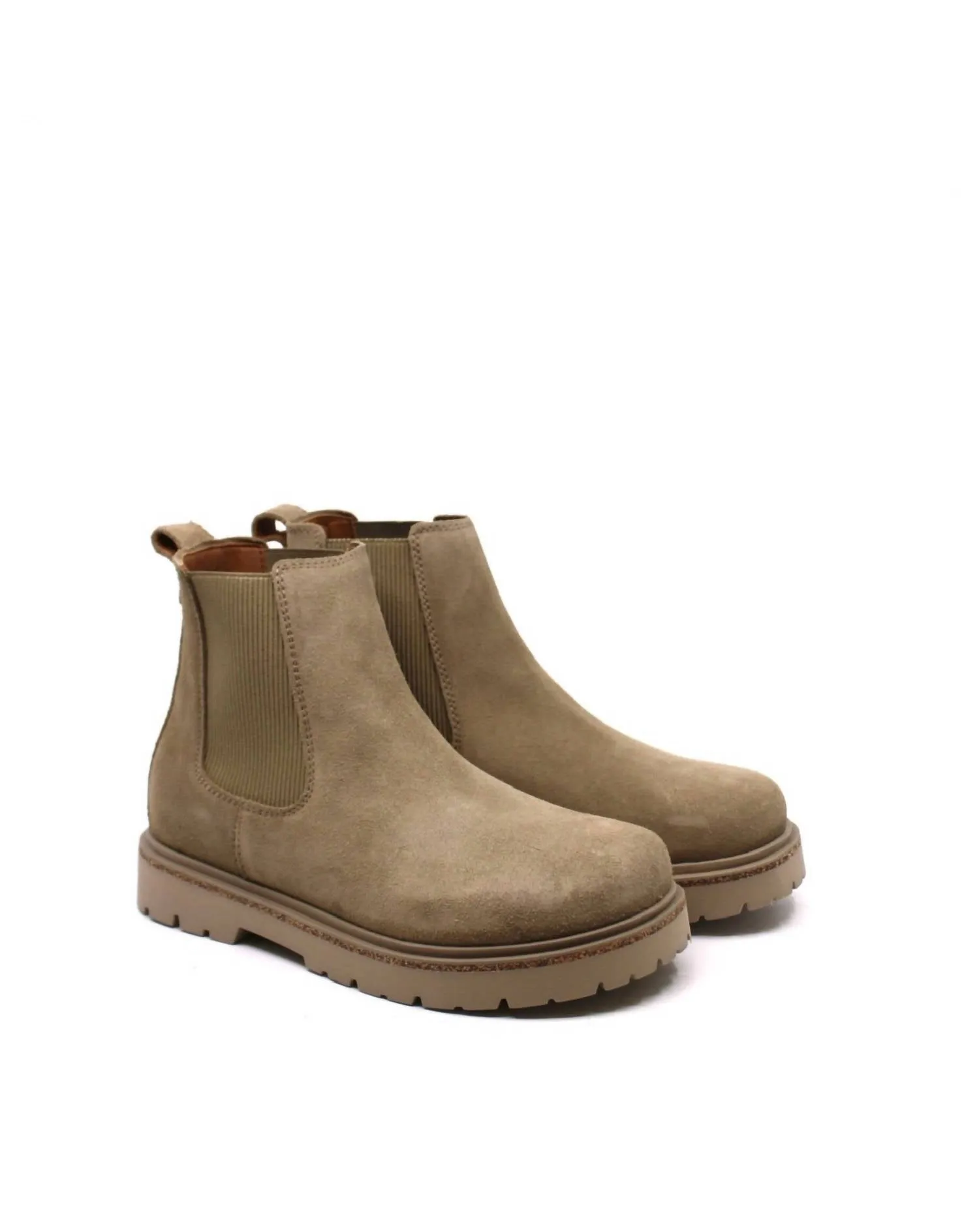 Damen Highwood Slip-On-Stiefel in Taube