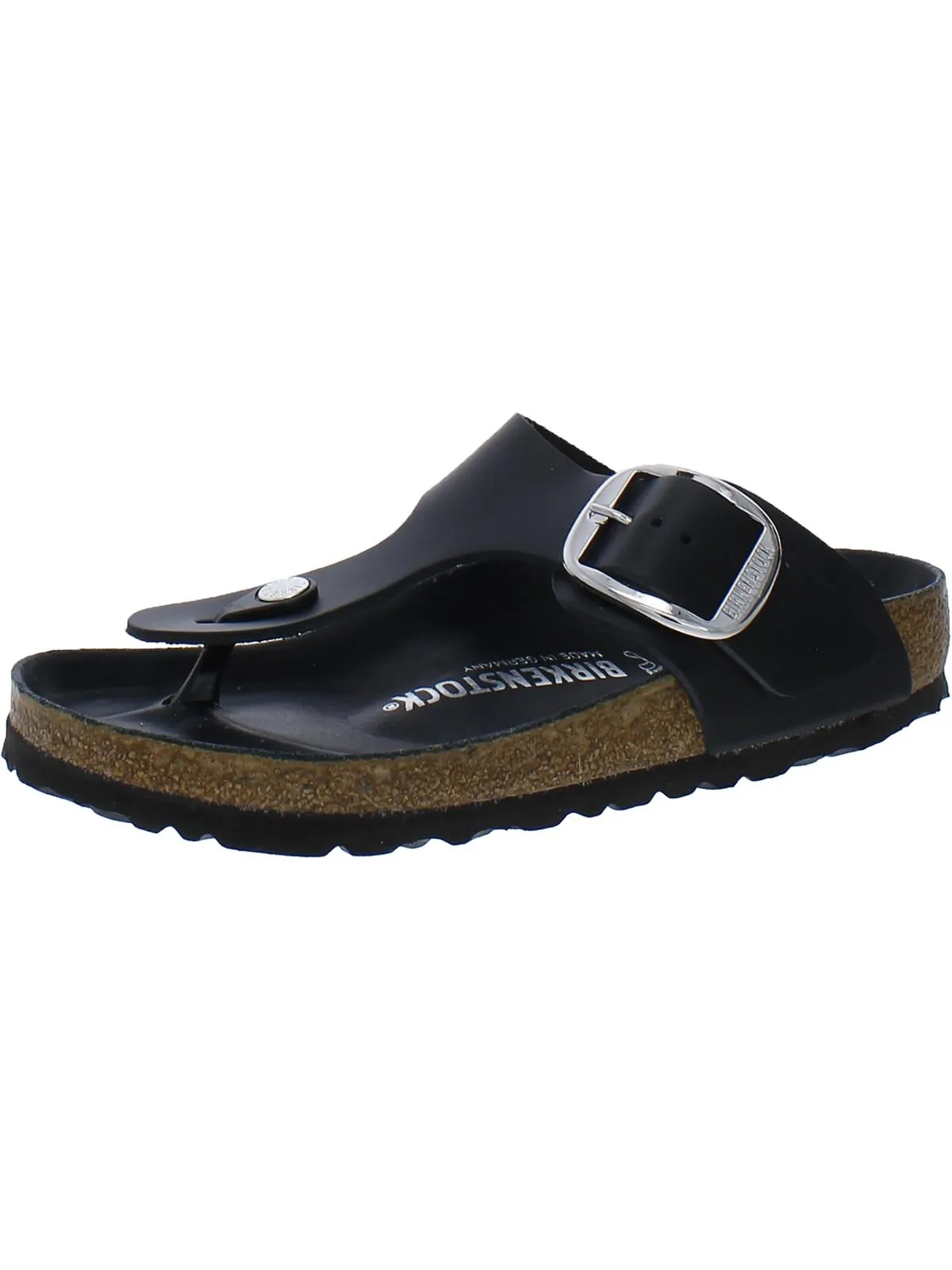 Damen Leder Schlupf-Thong-Sandalen