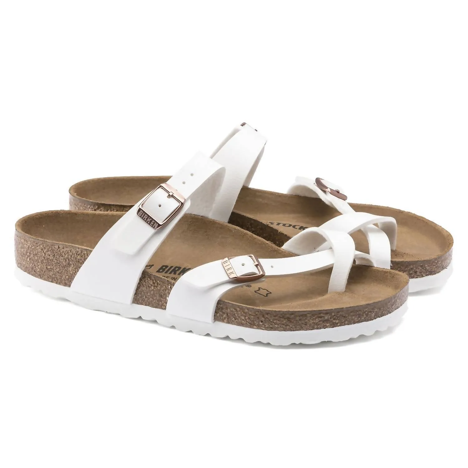 Frauen Mayari Birko-Flor Sandalen - Regular Fit in Weiß